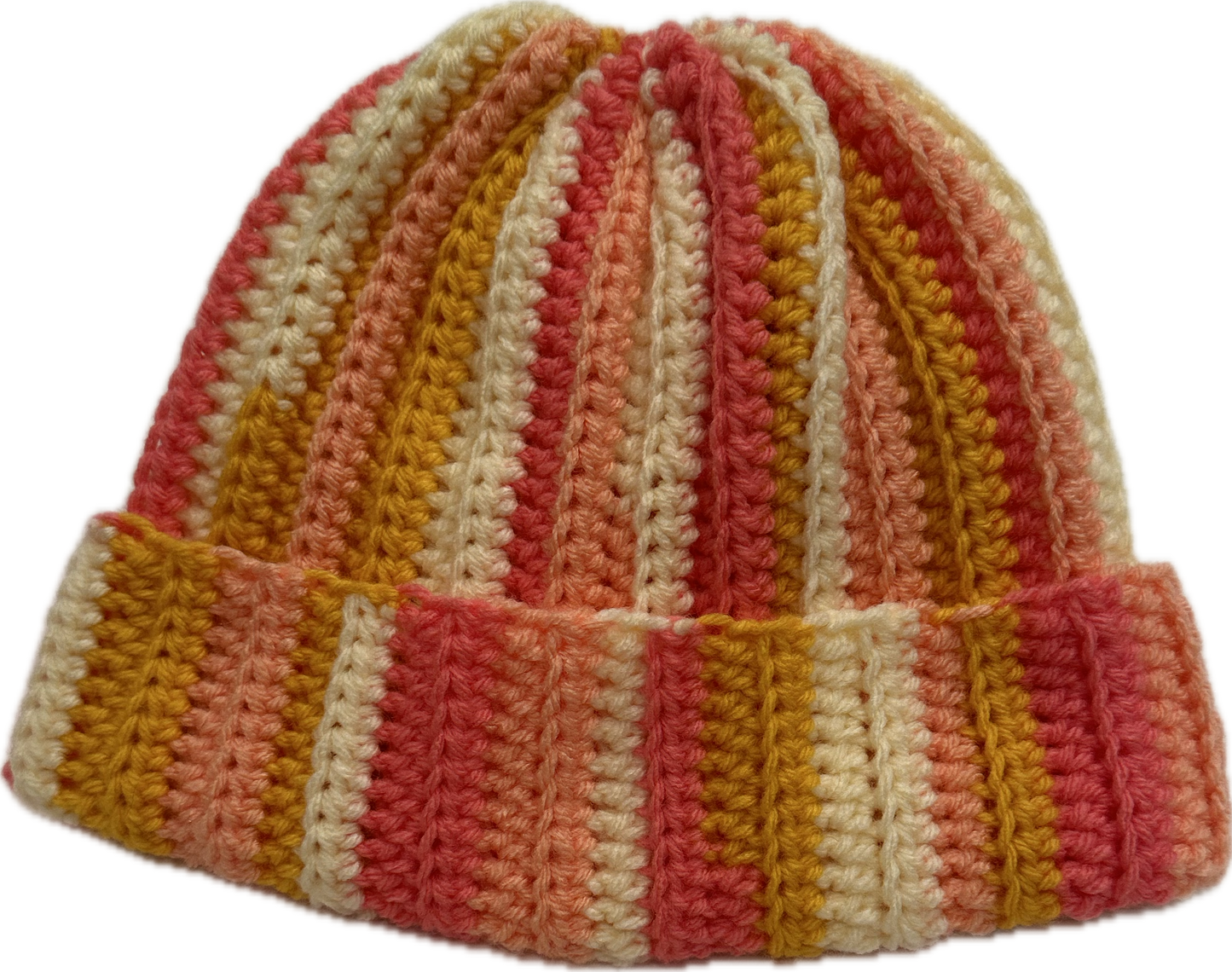Crochet Striped Beanie