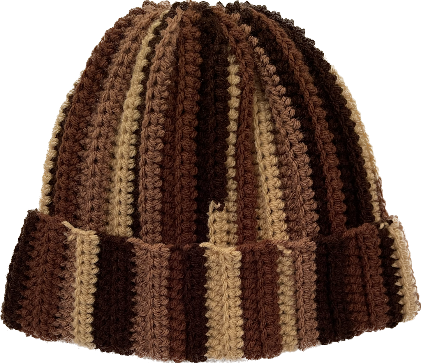 Crochet Striped Beanie