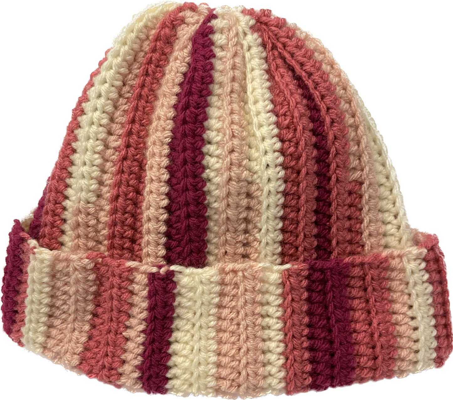 Crochet Striped Beanie